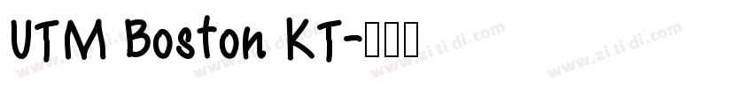 UTM Boston KT字体转换